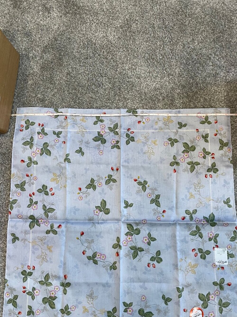 Wedgwood Japan Blue Floral Print Handkerchief - NWT - Picture 5 of 10